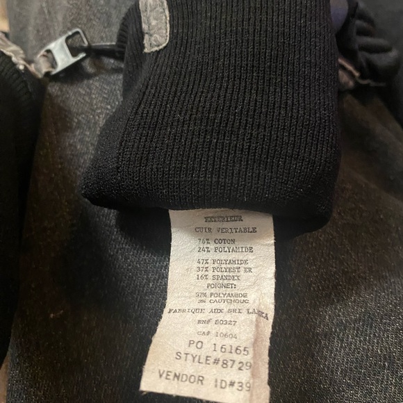 Pearl Izumi Leather/ Softshell Mens Cycling gloves EUC - Picture 4 of 6